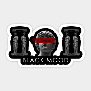 Black mood tsenzura Sticker